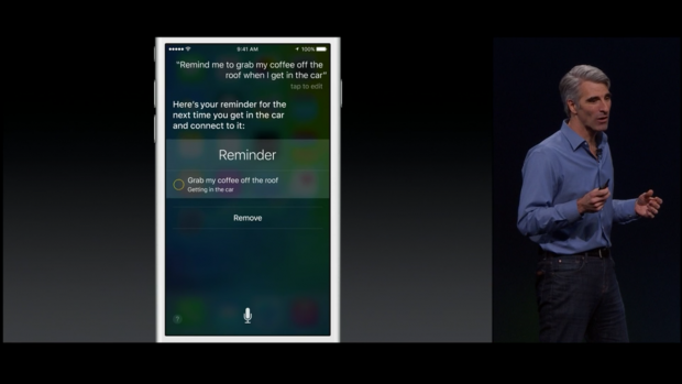 Erinnerungen k&ouml;nnen einfacher erstellt werden. (Bild: Apple/Screenshot: Golem.de)